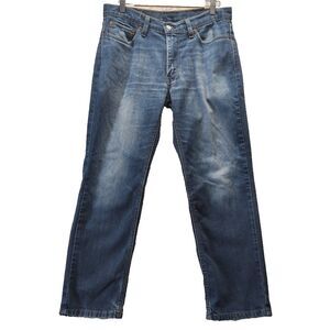 Levis 541 Men 32x30 Jeans Straight Leg Relaxed Fit Stretch Stone Wash Distressed